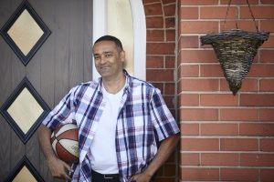 Former pro basketball player Wayne Brown is a foster carer turned social worker